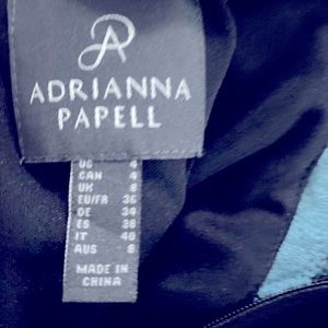 Brand new long black Adrianna Papell dress  size 8